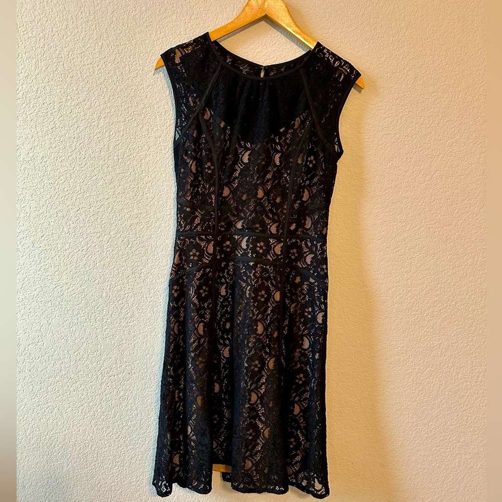 BCBGMaxAzria Black Khloe Lace Dress